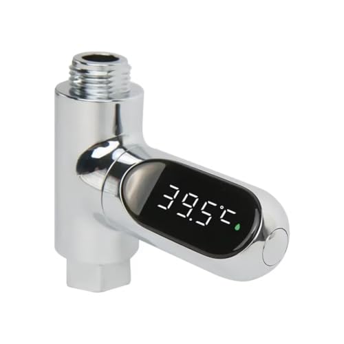 Thermomètre de bain LED auto-générant pour robinet de douche
