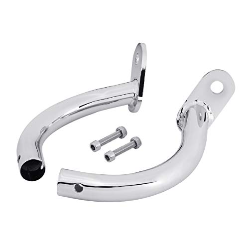 Soporte para Guardabarros de Alforjas Compatible con Harley Davidson Touring Electra Glide FLHT 1997-2008 Cromado miniatura 1