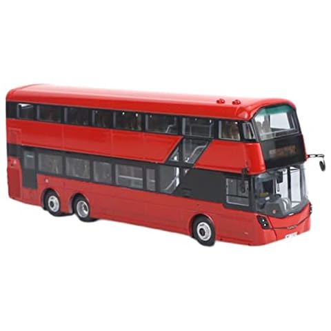 SRJCWB Die casting model car Diecast 1/76 For Hong Kong B8L Double-decker Bus Wagon Alloy Car Model Display Souvenirs Toy Cover