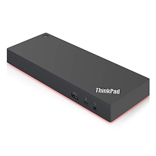 Image of (Renewed) Lenovo ThinkPad Thunderbolt 3 Dock Gen 2 - US - for Notebook - 135 W - USB Type C - Thunderbolt - Wired Warning: This product can expose you to chemicals including Lead, which is known to the Stat