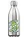 Generic Tennis King Crown Art Best Tennis Player 350 ml Wasserflasche Styled Thermoflasche Edelstahl BPA-freie Thermoskanne Silber One Size