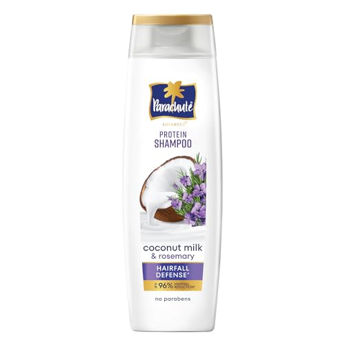 Image of Parachute Advansed Protein Shampoo with Coconut Milk & Rosemary | Up to 96% Hair Fall Reduction & up to 23X Hair Fall Control | Protein Lock Technology | Paraben free | For Men & Women | 170ml