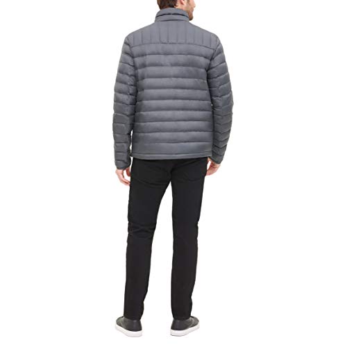 Tommy Hilfiger Men's Lightweight Water Resistant Packable Down Puffer Jacket (Standard and Big & Tall), Charcoal, XX-Large2