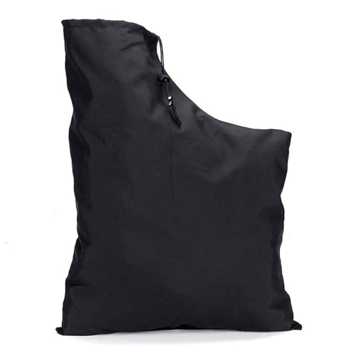 RTRTGS Sacco Aspirafoglie Nero, Borsa Sottovuoto per Soffiatore di Foglie, Aspirafoglie Borsa Conservazione Regolabile con Cerniera per Giardino Cortile