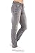 Produktbild CEDY DENIM - Herren Jeans Slim Fit, Stretch Jeanshose, Mid Rise Tapered Hosen Männer CD300 (34W/30L Hellgrau)
