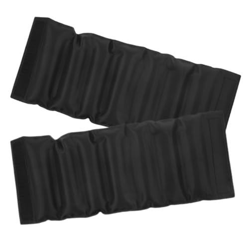 BEBEMOKO 2pcs Black Gel Wine Cooler Sleeve Wine Cooler Polyester Cloth Cooler Home Wine Bottle Cooler