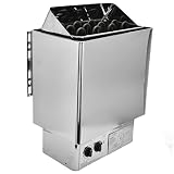Tbest Piec do Sauny, 6KW Elektryczny Piec do Sauny Sterowanie Wewnętrzne Grzejnik Piec S Wyposażenie Pokoju 220V 50/60HZ