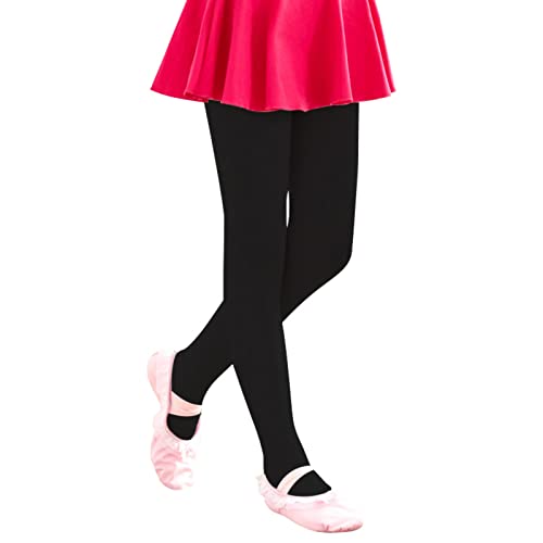 WISREMT Collants de Pied d'école d'étudiants de Danse de Ballet Legging pour Tout-Petits Enfants Filles 3-12 Ans Cover
