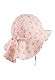 Sterntaler Sonnenhut Streublumen - Mädchen Sommerhut zum Binden - UV-Schutz 30 Mütze mit Nackenschutz - Größe verstellbar - Futter aus Batist (Bio) - Baby und Kinder Kopfbedeckung - zartrosa, Größe 41