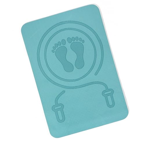 NonSlip Thick Exercise Mat Jump Rope Mat Shockproof Exercise Skipping Mat For Women Men Home Pilates Floor