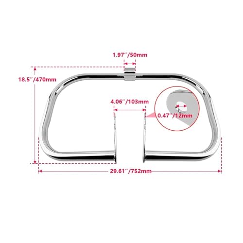 Pare-chocs moteur Road Star et Silverado finition chrome miroir d'exception