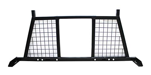 MaxxHaul Adjustable Truck Headache Rack - Fits 62" to 76.5" Beds - No-Drill Bolt-On Stake Pocket Mount - Steel Grid Screen (50257) by MAXXHAUL - Used condition - US$98.99