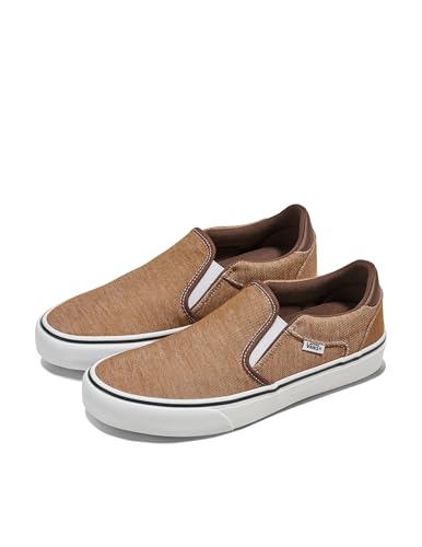 Image of Vans Mens Asher Deluxe Slip-on Shoe | Comfortable Sneakers for Fashion, Walking & Everyday Wear