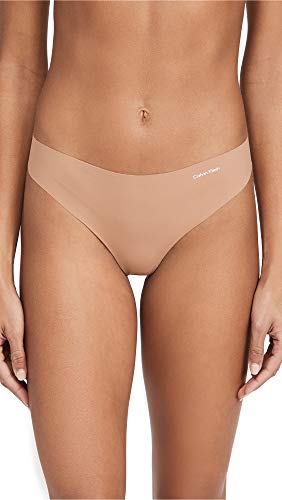 Calvin Klein Women's Invisibles Hipster Multipack Panty, Sandalwood, Medium