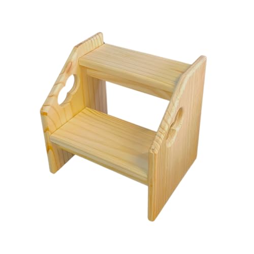 Escadinha 2 Degraus Para Pets E Crianças Madeira Até 150kgs
