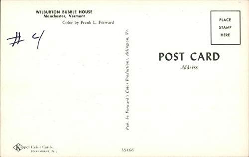Miniatura 2 de Wilburton Bubble House Manchester, Vermont VT Original Vintage Postcard