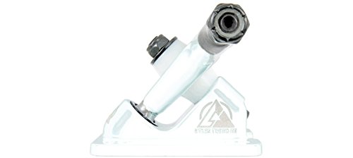 Atlas Truck Co. Kingpin Ultralight Longboard Trucks, 180Mm 48 Degree 8Mm Reverse, White (Set Of 2) #TOP1