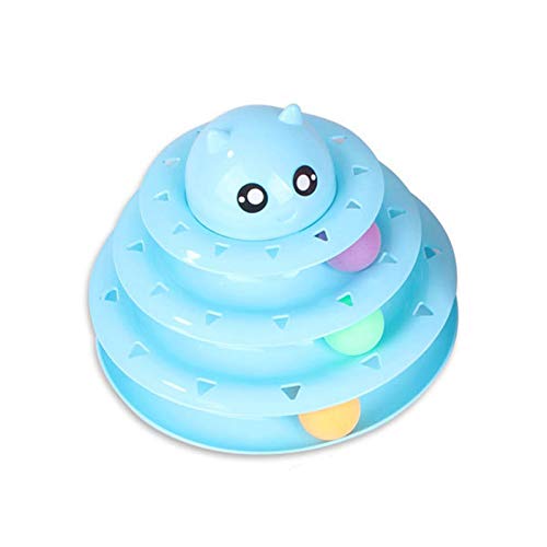 Uma variedade de combinações de 14 brinquedos interativos para gatos PCSAdaskala, incluindo três tor