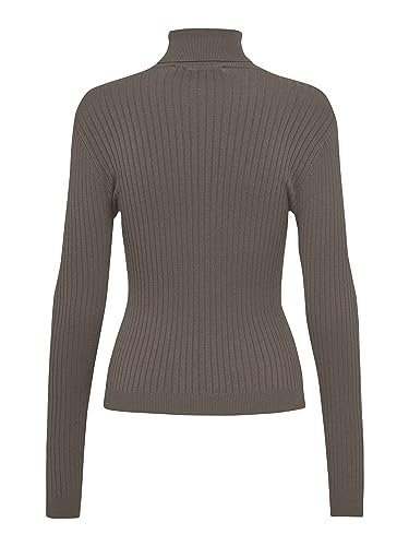 ONLY Damen ONLKAROL L/S Rollneck Pullover KNT, Walnut, XXL – Ansicht 3