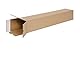 10 Versandhülsen eckig DIN A1 | Papprolle 610x105x105mm Versand ohne Sperrgutzuschlag | wählbar 10 bis 1600 Versandrollen