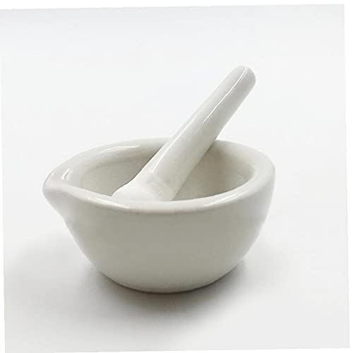 White Ceramic Mortar & Pestle Set