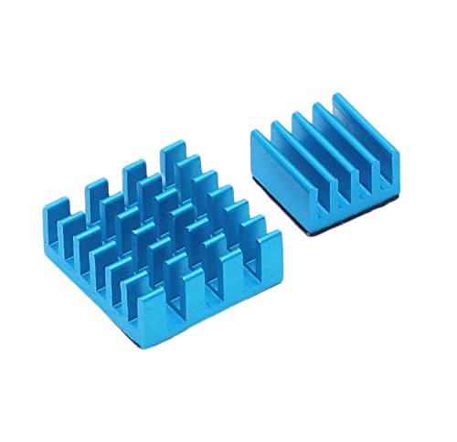 Set of Blue Aluminum Heatsink for Raspberry Pi-image-42
