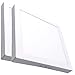 Pack 2x Panel LED cuadrado superficie,20w. Color Blanco Frio (6500K). 1800 Lumenes. Plafon Lámpara 220x220mm. A++