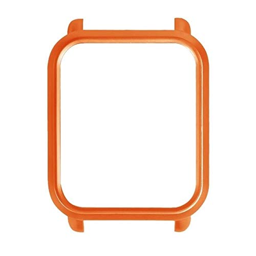 READY MART-Smart Accessories - Smart Watch Protecter Case for for Xiaomi Huami Amazfit Bip Bit youth Colorful Frame Slim PC Protective Cover shell for amazfit bip (Orange)