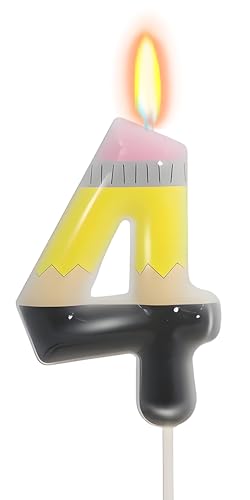 Pencil Birthday Candles &ndash; Cute School Decorations (4)