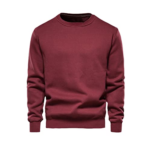 Sweat à capuche en velours homme décontracté bordeaux vêtement chaud automne hiver taille M