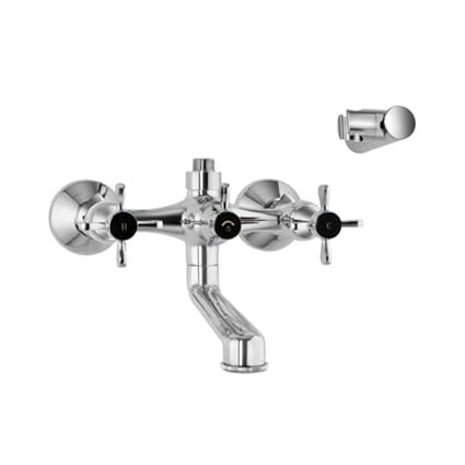 JAQUAR QUEENS PRIME Series Normal Flow Exposed Part Kit 2 WAY DIVERTER (Chrome), QQP-7267PM | Connections - Only to Spout & Hand Shower | Wall Mounted, Knob Selector No Button