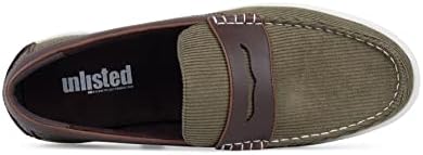 Kenneth Cole Unlisted Men's UN-Anchor Boat Shoes, Olive, 11 | Image 4