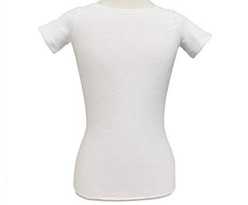 KNIT-RITE Torso Interface Crew Neck with Sleeves - Coolmax (White, Large Regular)