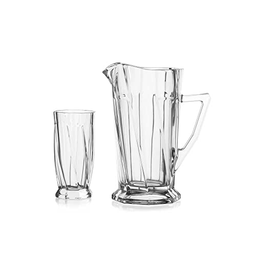 Conjunto Jarra com 6 Copos em Vidro Up Home - UD279