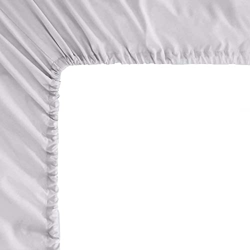 Image of Mocassi Cali King Sheet Set - Luxury Hotel 1800 Premier Bedding Sheets & Pillowcases - Ultra Soft Breathable & Cooling Bed Sheet Set - Wrinkle Resistant - 4 Piece - California King, White