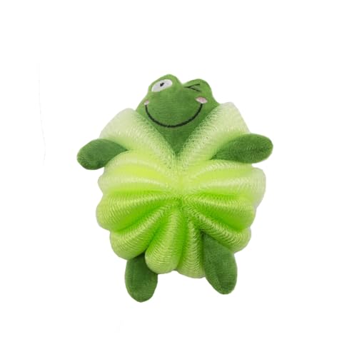 Cute Animal Bath Loofahs Sponge Pouf Mesh Body Scrubber Shower Exfoliating for Women Kids Girls Boys