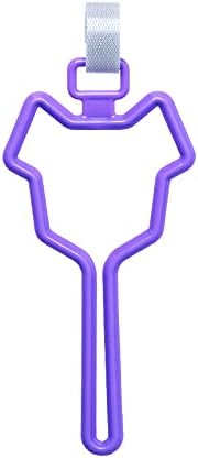 Dalzom® 2Pcs Dog Poop Bag Holder, Waste Bag Holder Carrier for Leash, Dog Poop Bag Dispenser for Walking Running Bicycle Accessory (Purple)