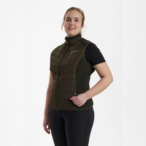 Deerhunter Lady Caroline gepolsterte Weste mit Strickholz