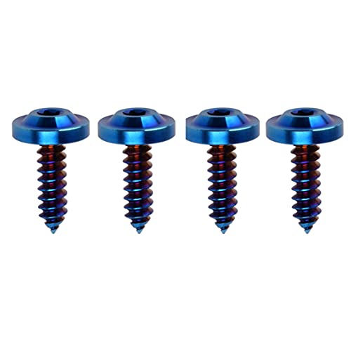 JUNENTER �`�^�� M4 M5 15 17 20mm �Z���t�^�b�s���O�l�W �g���N�X�w�b�h �o�C�N�p�{���g 4�p�b�N (M4x15mm�A�S�[���h)