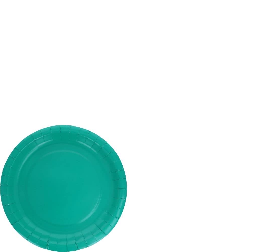 Piattini in carta color verde 18 cm (25 pezzi