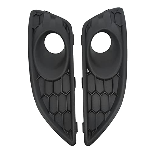 Aramox Grade de farol de neblina, 1 par de grade de luz de neblina de para-choque dianteiro D2BZ1526