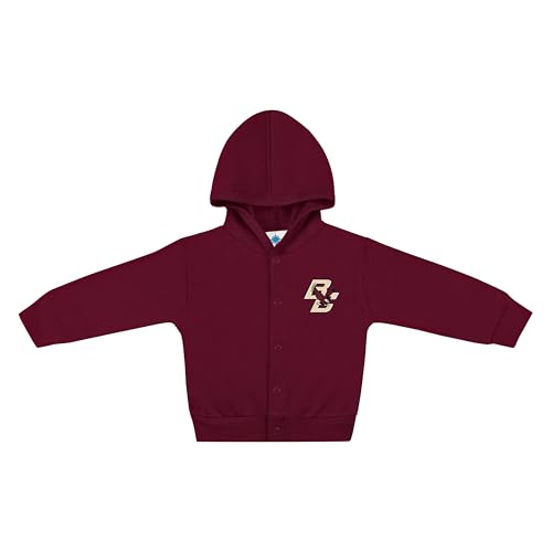Creative Knitwear College Baby Snap Hooded Jacket - Team Logo, Multiple Colors, for Boys & Girls, (0-24 Months)