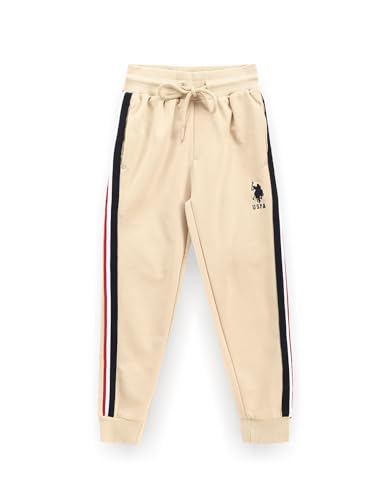 Image of U.S. Polo Assn. Kids Regular fit Boys Cotton Track Pants