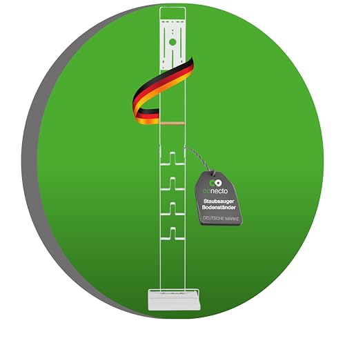 conecto Staubsauger Ständer Halterung universal kompatibel mit Dyson V11, V8, V7, V15, V12, V10, Bodenständer, Zubehör Halter, Weiß