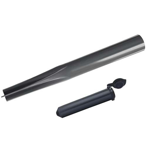 Rotary Washing Line Ground Spike with Plastic Adapter for Pole 32mm and 40mm Heavy Duty Soil Spear Whirlygig Metal Stake Base for Rotary Airer/Clothes Dryer/Garden Parasol/Flag Pole for Outdoor