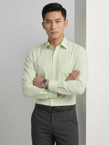 Image of Appel Touch Men's Cotton Blend Formal Shirt Full Sleeves