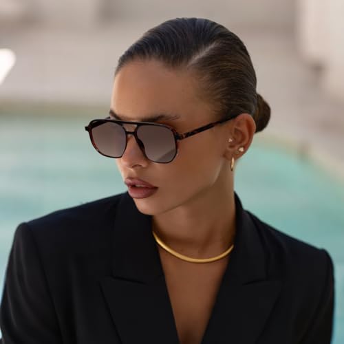 Retro Aviator Sunglasses for Women & Men Lightweight Square Shade UV400 Protection Unisex Sun Glasses Frame3