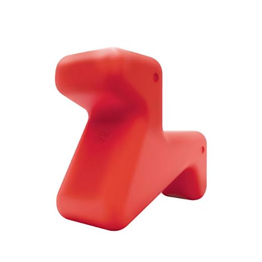 Alessi Doraff UNS07 R - Asiento Decorativo de Diseño en Polietileno, Rojo