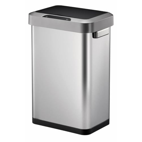 展示品 EKO 45L ホライゾンセンサービン ゴミ箱 ステンレス EK9262 Amazon｜EKO ゴミ箱 自動開閉 ホライゾンセンサービン シルバー 45L