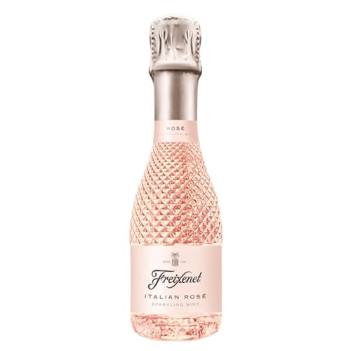 Freixenet Italian Rosé Extra Trocken (1 x 0,2 l) italienischer Spumante in einer eleganten Designerflasche; im Kleinformat ideal für unterwegs; mit dem Geschmack süßer roter Früchte